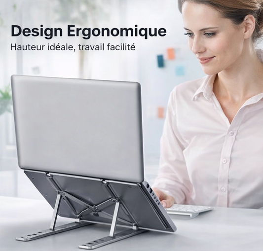 Support PC Portable Ergonomique Réglable